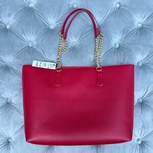 2 piece red tote set